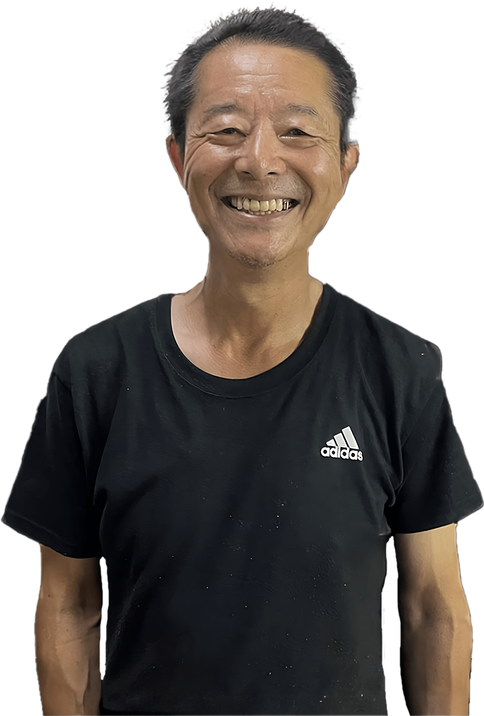 四川園にて笑顔で厨房に立つ様子料理長(いわき市の中華料理店)